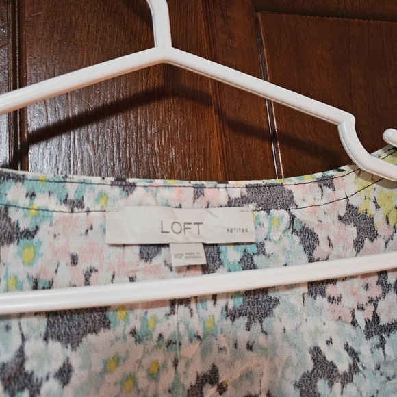 Loft Garden Smocked Cuff Square Neck Blouse - Picture 7 of 11